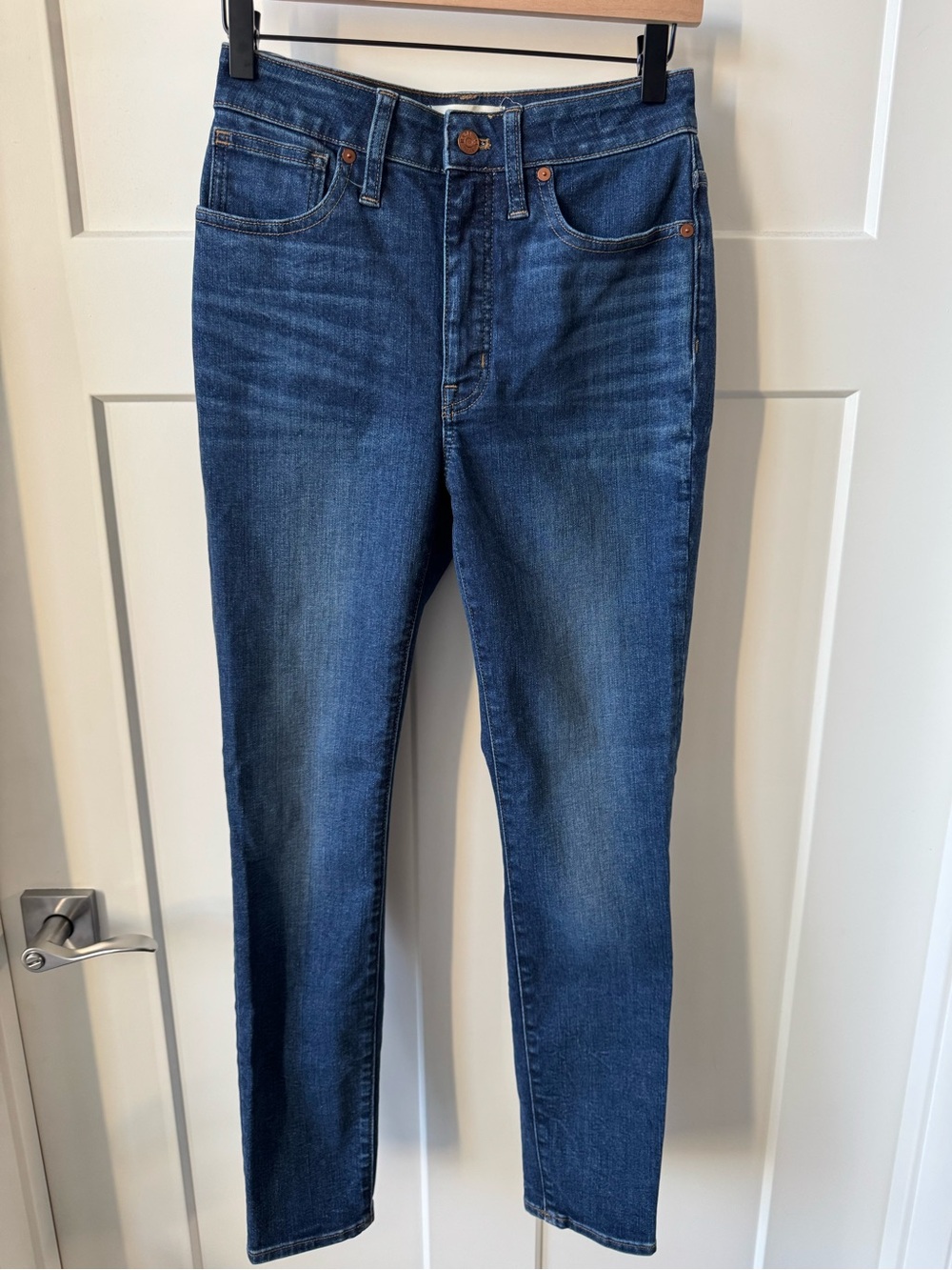 Madewell Dark Blue Skinny Jeans